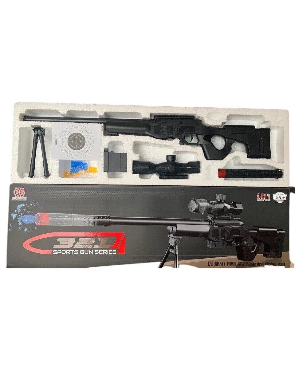 Снайперская винтовка игрушечная 321 стреляет 3 вида пуль от компании ART-DECO МАРКЕТ - магазин товаров для дома - фото 1
