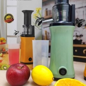 Соковыжималка электрическая шнековая Meileyi Juicing machine MLY-818B Оливковая от компании bel-ok - магазин товаров для дома - фото 1