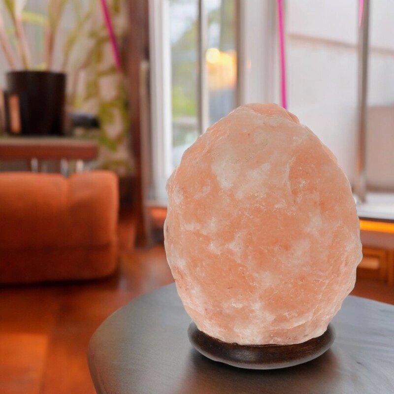 Соляная лампа - ночник Скала из гималайской соли 2-3 кг Crystal Salt Lamp от компании bel-ok - магазин товаров для дома - фото 1