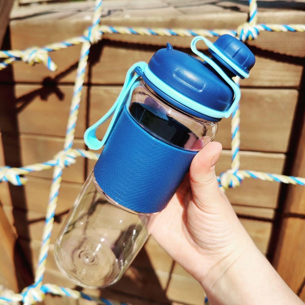 Спортивная бутылка для воды Oriole Tritan, 600 мл Синий от компании ART-DECO МАРКЕТ - магазин товаров для дома - фото 1
