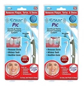 Средство для отбеливания зубов SONIC PIC Gentle at Home Dental Cleaning System от компании bel-ok - магазин товаров для дома - фото 1