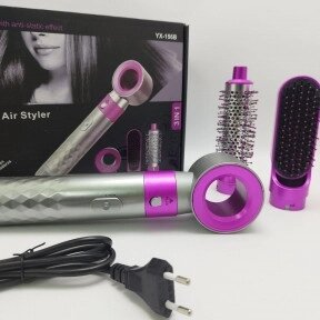 Стайлер для волос с тремя насадками 3в1 Hot Air Styler / Профессиональный фен / Подарочный набор 3в1 от компании ART-DECO МАРКЕТ - магазин товаров для дома - фото 1