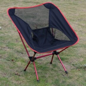Стул туристический складной Camping chair для отдыха на природе Красный от компании ART-DECO МАРКЕТ - магазин товаров для дома - фото 1