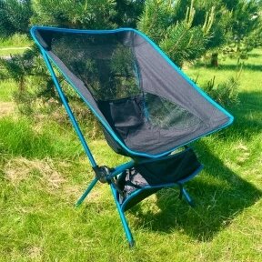 Стул туристический складной Camping chair для отдыха на природе Синий от компании bel-ok - магазин товаров для дома - фото 1