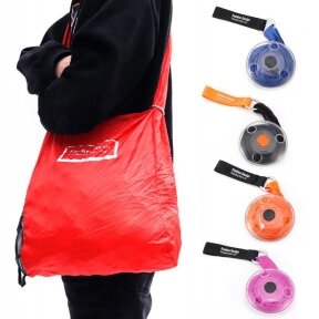 Сумка шоппер складная Nautiloop Roll-Up Bag для покупок Красная от компании ART-DECO МАРКЕТ - магазин товаров для дома - фото 1