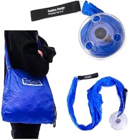 Сумка шоппер складная Nautiloop Roll-Up Bag для покупок Синяя от компании ART-DECO МАРКЕТ - магазин товаров для дома - фото 1