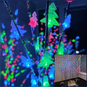 Светодиодное дерево-ночник Sakura Led 60 145 см (220V Мультиколор) Елочки от компании ART-DECO МАРКЕТ - магазин товаров для дома - фото 1