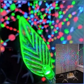 Светодиодное дерево-ночник Sakura Led 60 145 см (220V Мультиколор) Листья от компании ART-DECO МАРКЕТ - магазин товаров для дома - фото 1