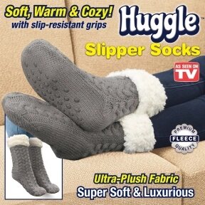 Тапочки-Носки Huggle Slipper Socks Размер: One size (38-42) от компании bel-ok - магазин товаров для дома - фото 1