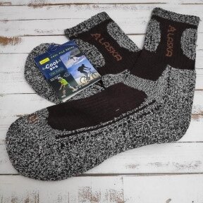 Термоноски Cool Pile Socks, размер 40-46 Alaska (коричневый узор) от компании ART-DECO МАРКЕТ - магазин товаров для дома - фото 1