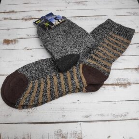 Термоноски Cool Pile Socks, размер 40-46 Сlassic (серый узор) от компании bel-ok - магазин товаров для дома - фото 1