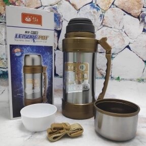 Термос туристический Leisure Pot Vacuum Expert 2100ml от компании bel-ok - магазин товаров для дома - фото 1