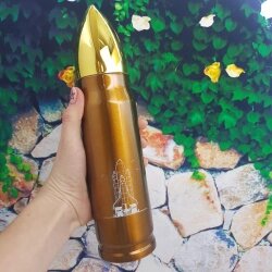 Термос в форме пули No Name Bullet Vacuum Flask, 500 мл Бронзовый корпус от компании bel-ok - магазин товаров для дома - фото 1