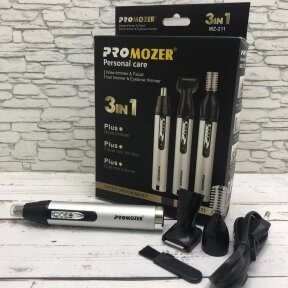 Триммер PROMOZER Personal Care MZ-211 для носа, бровей и ушей от компании bel-ok - магазин товаров для дома - фото 1