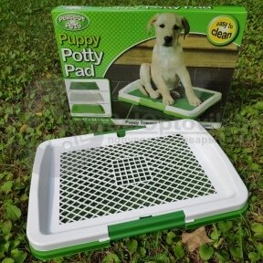 Туалет газон Puppy Potty Pad лоток - травка для щенков и мелких домашних питомцев, 46х32х4 см от компании bel-ok - магазин товаров для дома - фото 1