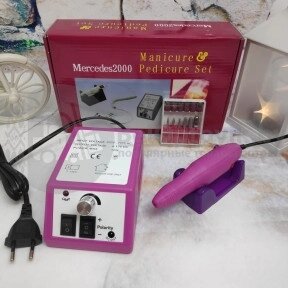 УЦЕНКА  Машинка (фрезер) для маникюра Lina Mercedes 2000 ManicurePedicure Set (20000 об/мин. ) от компании ART-DECO МАРКЕТ - магазин товаров для дома - фото 1