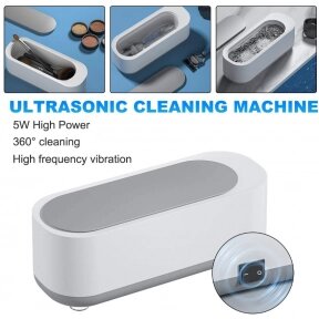 Ультразвуковая ванна Cleaning Mashine для чистки ювелирных изделий, очков, маникюрных принадлежностей, 300 мл от компании ART-DECO МАРКЕТ - магазин товаров для дома - фото 1