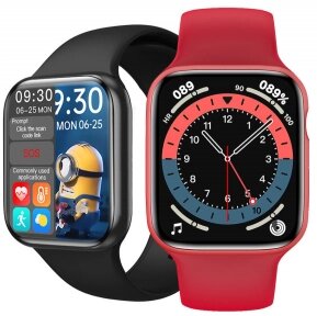 Умные часы HW16 (поддержка спорта и жизни) Красные от компании ART-DECO МАРКЕТ - магазин товаров для дома - фото 1