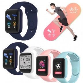 Умные часы Macaron Color Smart Watch Синий от компании bel-ok - магазин товаров для дома - фото 1