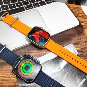 Умные часы Smart Watch  Ultra  Золото - оранжевый от компании ART-DECO МАРКЕТ - магазин товаров для дома - фото 1