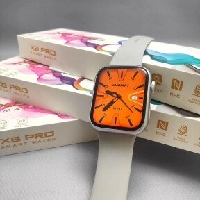 Умные часы Smart Watch X8 Pro Серые от компании ART-DECO МАРКЕТ - магазин товаров для дома - фото 1