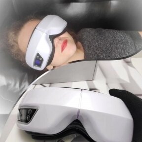 Умный массажер для ухода за областью вокруг глаз Eye massage apparatus (4 режима работы, 7 встроенных мелодий) от компании bel-ok - магазин товаров для дома - фото 1