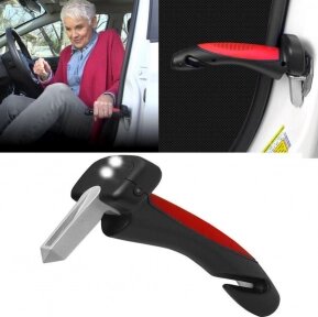 Универсальная автомобильная ручка Car Cane Handle 4 в 1(Поручень  Фонарик  Ножик  Молоток) от компании bel-ok - магазин товаров для дома - фото 1