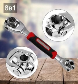 Универсальный ключ Professional Multi-Socket Wrench 8 в 1 от компании bel-ok - магазин товаров для дома - фото 1