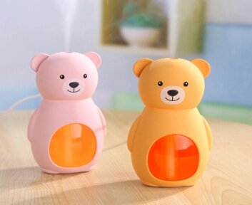 Увлажнитель - аромадиффузор воздуха Медвежонок Bear Humidifier с подсветкой, 150 ml,220V Оранжевый от компании bel-ok - магазин товаров для дома - фото 1