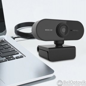 Веб камера Full HD 1080p с микрофоном/ Web camera 1080p от компании bel-ok - магазин товаров для дома - фото 1