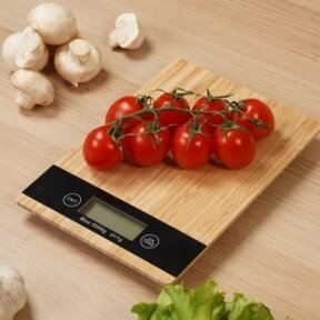 Весы электронные кухонные Electronic Kitchen Scale (бамбук) от компании bel-ok - магазин товаров для дома - фото 1