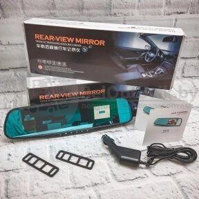 Видеорегистратор зеркало 3.2 Rear-View Mirror Vehicle traveling data recorder HD DVR от компании bel-ok - магазин товаров для дома - фото 1