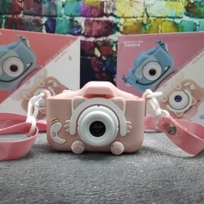 (VIP качество) Детский фотоаппарат Childrens Fun Camera Моя первая селфи камера 2 Розовый котик от компании bel-ok - магазин товаров для дома - фото 1