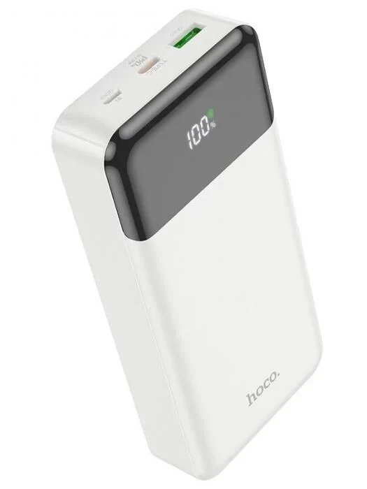Внешний аккумулятор Hoco Power Bank J102A Cool Figure PD20W+QC3.0 20000mAh Белый от компании ART-DECO МАРКЕТ - магазин товаров для дома - фото 1