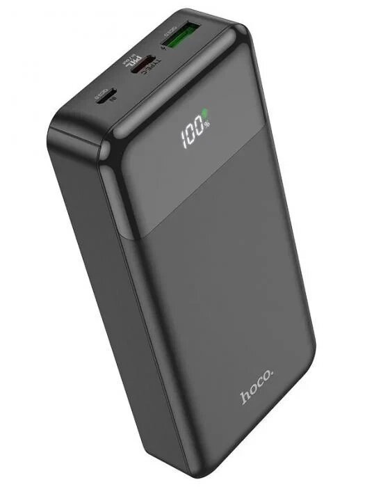 Внешний аккумулятор Hoco Power Bank J102A Cool Figure PD20W+QC3.0 20000mAh Black от компании ART-DECO МАРКЕТ - магазин товаров для дома - фото 1