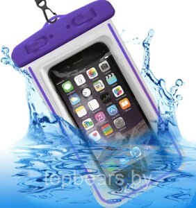 Водонепроницаемый чехол для телефона (для подводной съемки), Фиолетовый