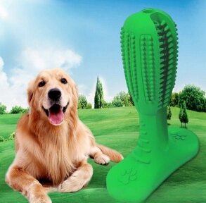 Зубная щетка для животных Toothbrush (размер L) / Игрушка - кусалка зубочистка для крупных пород от компании ART-DECO МАРКЕТ - магазин товаров для дома - фото 1