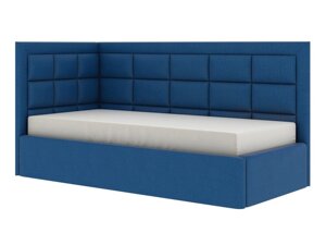 Кровать Neo-3 90х200 (велюр синий)