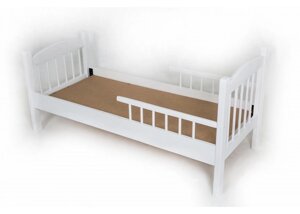 Кровать подростковая с бортом 70x160 (белый)