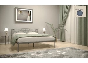 Кровать Верона 1.2 м (серый муар)