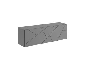 Шкаф навесной Гранж ШН-004 (серый шифер/матовая графит софт)