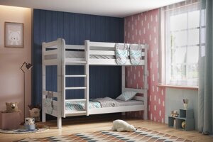 Двухъярусная кровать Соня с прямой лестницей - вариант 9 (2 варианта цвета) фабрика МебельГрад