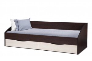 Кровать Фея 3 90х200 с ящиком фабрика Олмеко (3 варианта цвета)