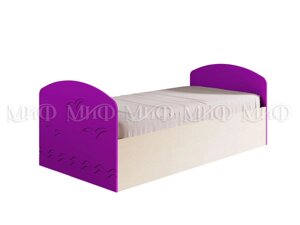 Кровать Юниор 2 (12 вариантов цвета, матовый или глянец) фабрика Миф