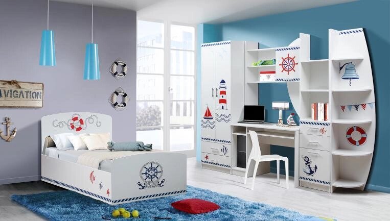 Мебель в детскую Лего  (2 варианта цвета) фабрика Олмеко ##от компании## ИП Жерносек Д.Ю - ##фото## 1