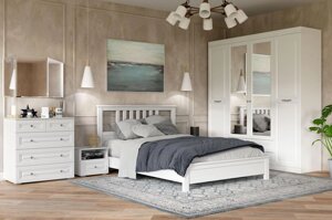 Модульная спальня Олимп белая (варианты цвета) фабрика Браво