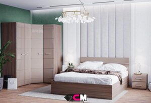 Модульная спальня Вегас 4 ( 2 варианта цвета) фабрика Стендмебель