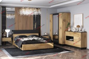 Набор мебели для жилой комнаты Quartz-14 (Спальня-2) фабрика Интерлиния- 2 варианта цвета