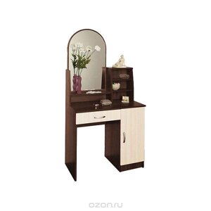 Туалетный столик с зеркалом Надежда-М09 фабрики Олмеко (2 варианта цвета)