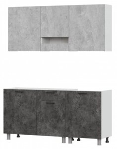 Кухня Розалия 1,7 м фабрика SV-мебель (ТМ Просто хорошая мебель) - цемент